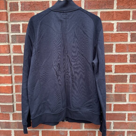 Rock & Republic Jacket Mens XL Black Pockets Lightweight Jersey Knit - Picture 2 of 9